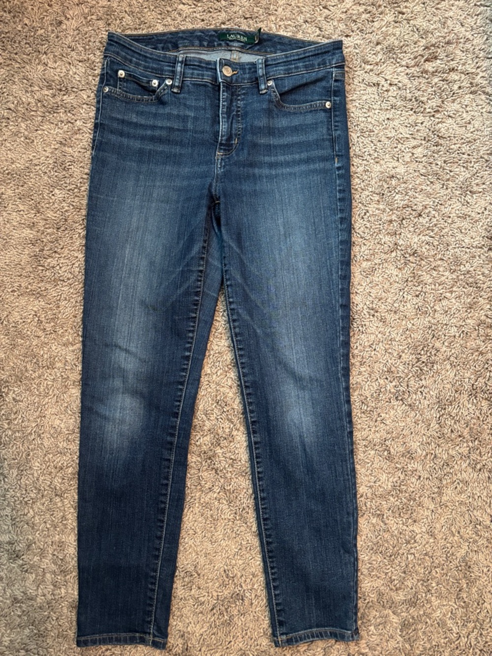 Lauren Ralph Lauren Dark Blue Skinny Jeans